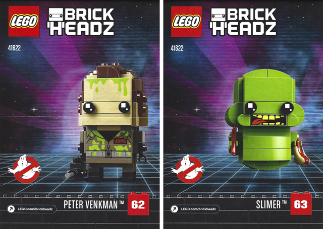 41622 Peter Venkman & Slimer (Certified) LEGO BrickHeadz
