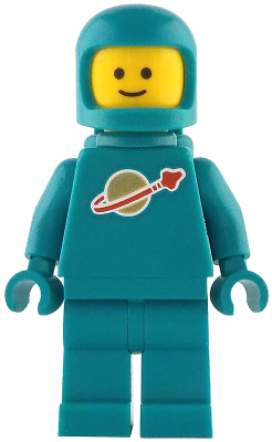 Classic Space - Dark Turquoise with Air Tanks and Updated Helmet (idea227)