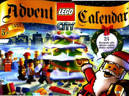 7324 LEGO City Advent Calendar (2005) (Used) LEGO City