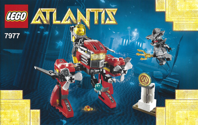 7977 Seabed Strider (Used) LEGO Atlantis