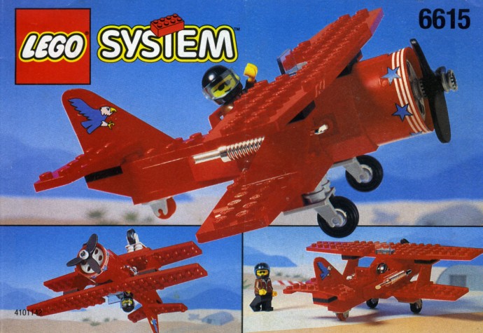 6615 Eagle Stunt Flyer (Certified) LEGO Town