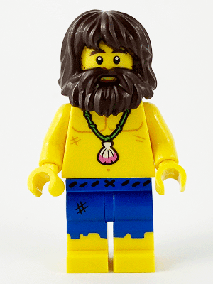 Shipwreck Survivor (Minifigure Only) (col376)