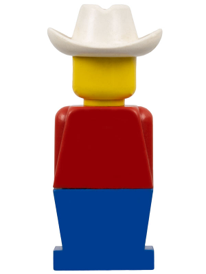 LEGOLAND - Red Torso, Blue Legs, White Cowboy Hat (old043)