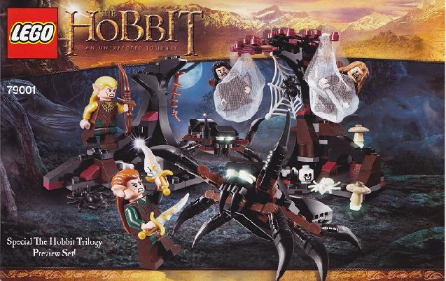 79001 Escape from Mirkwood Spiders (Used) LEGO The Hobbit