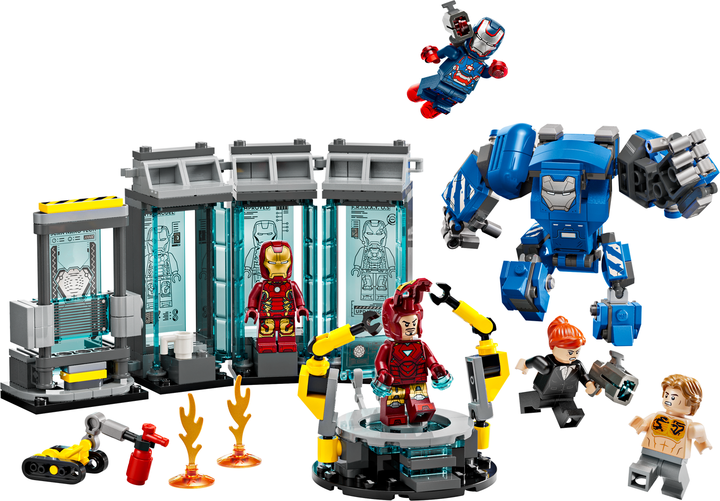 76315 Iron Man's Laboratory: Hall of Armor