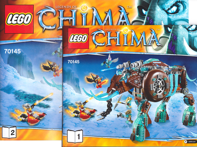 70145 Maula's Ice Mammoth Stomper (Used) LEGO Legends of Chima