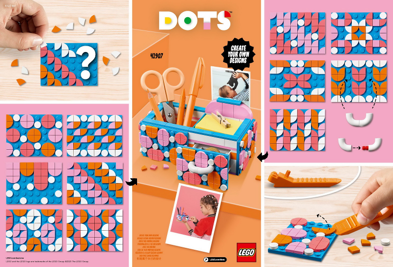 41907 Desk Organizer (Certified) LEGO DOTS