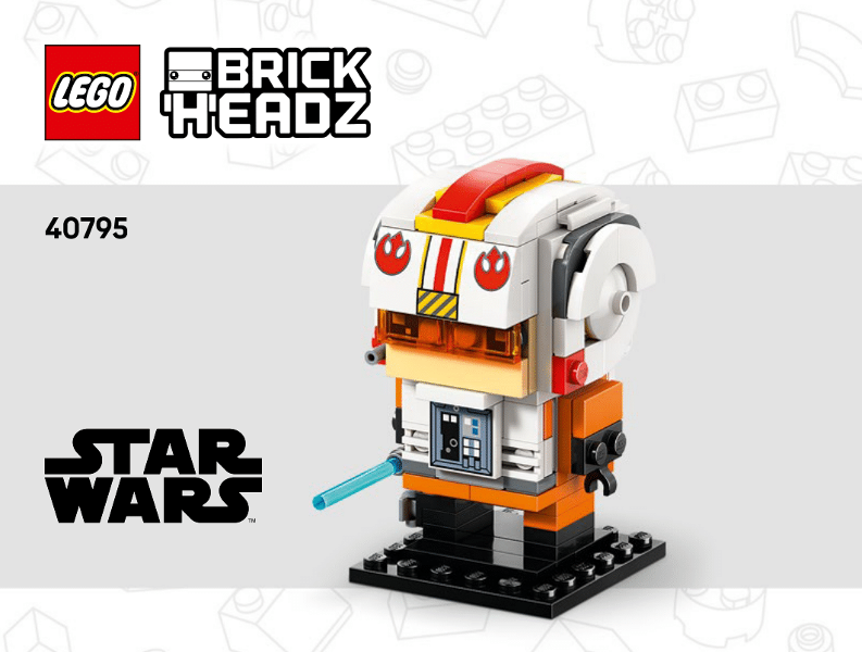 40795 Luke Skywalker (Rebel Pilot) (Used) LEGO BrickHeadz