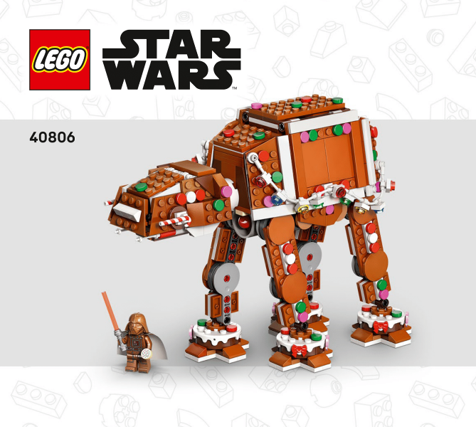 40806 Gingerbread AT-AT Walker (Certified) LEGO Star Wars
