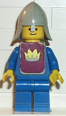 Classic - Yellow Castle Knight Blue - with Vest Stickers (cas082s)