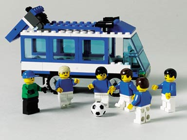 3406 Blue Team Bus (Retired) LEGO Sports