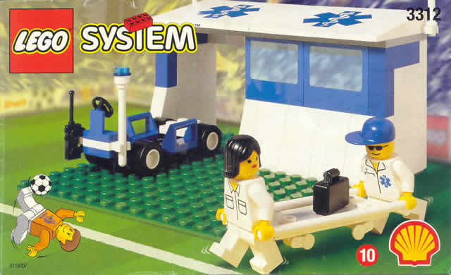 3312 Medic's Station (Used) LEGO Town