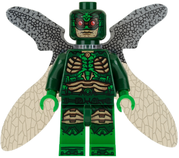 Parademon - Dark Green, Collapsed Wings (sh0433)