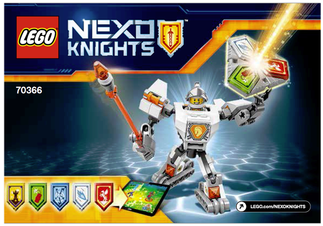 70366 Battle Suit Lance (Used) LEGO Nexo Knights