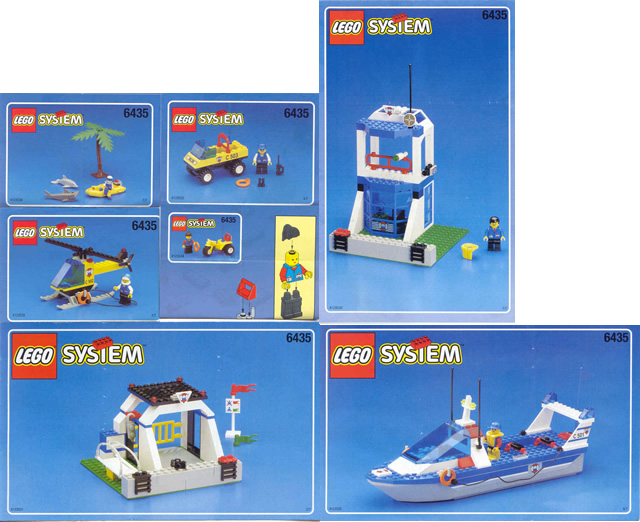 6435 Coast Guard HQ (Used) LEGO Town