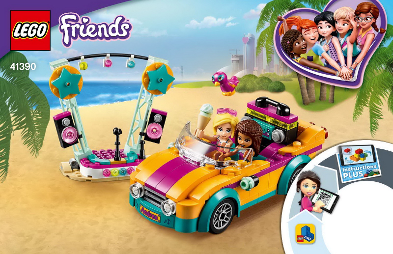 41390 Andrea's Car & Stage (Used) LEGO Friends