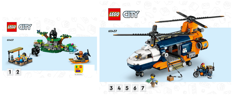 60437 Jungle Explorer Helicopter (Certified) LEGO City