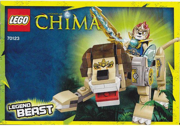 70123 Lion Legend Beast (Used) LEGO Legends of Chima