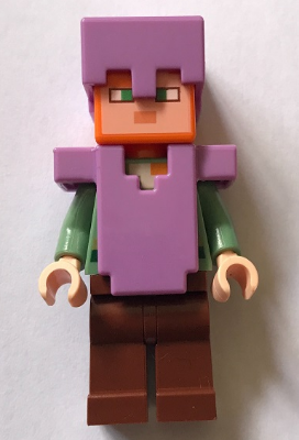 Alex - Reddish Brown Legs, Medium Lavender Helmet and Armor