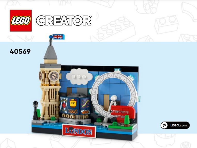 40569 London Postcard (Certified) LEGO Creator