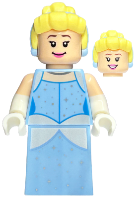 Cinderella - Bright Light Blue Dress, White Gloves (dis132)