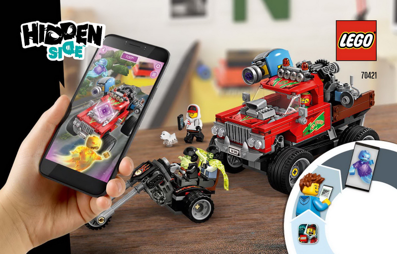 70421 El Fuego's Stunt Truck (Certified) LEGO Hidden Side