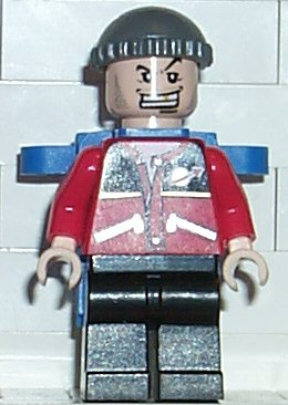 Jewel Thief 1, Red Torso w/ Space Logo, Black Legs (spd018)