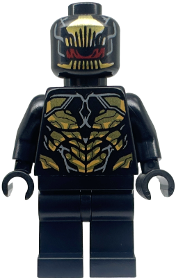 Outrider - Torso with Short Dark Bluish Gray Tips at Neck (sh0872)