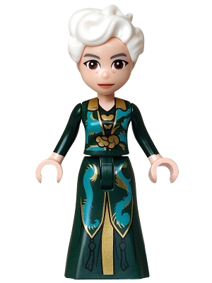 Madame Morrible - Mini Doll, Dark Green and Dark Turquoise Dress (wck030)