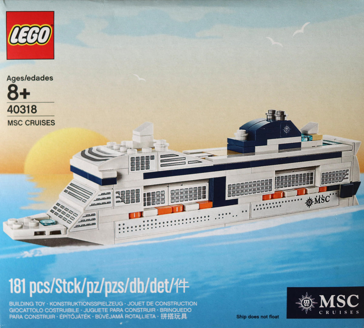 40318 MSC Cruises (Certified) LEGO Promotional