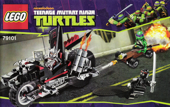 79101 Shredder's Dragon Bike (Used) LEGO Teenage Mutant Ninja Turtles