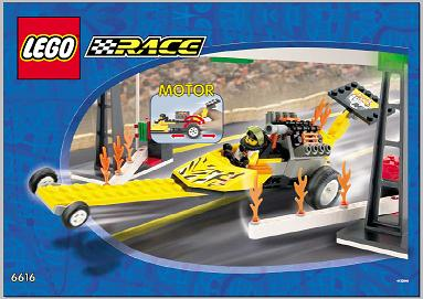 6616 Rocket Dragster (Certified) LEGO Town