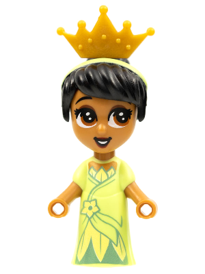 Tiana - Micro Doll, Pearl Gold Tiara (dp124)
