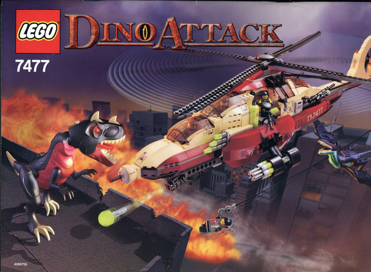 7477 T-1 Typhoon vs. T-Rex (Used) LEGO Dino Attack