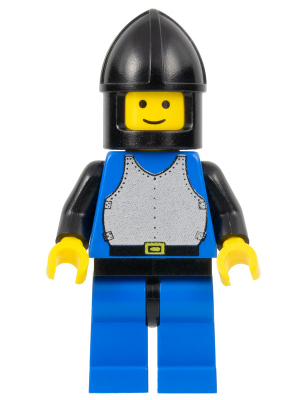 Breastplate - Blue with Black Arms, Blue Legs with Black Hips, Black Chin-Guard (cas187)
