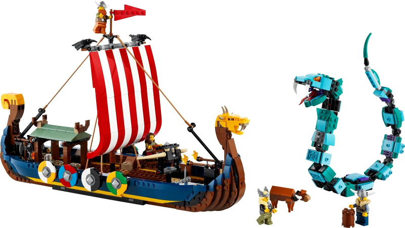 31132 Viking Ship and the Midgard Serpent (Retired) LEGO Creator