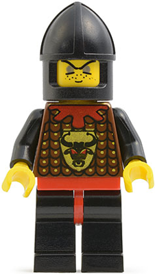 Knights Kingdom I - Robber 2, Black Chin-Guard (cas044)