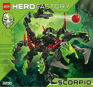 2236 Scorpio (Certified) LEGO HERO Factory