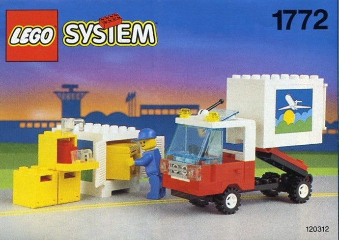 1772 Airport Container Truck (Certified) LEGO Town