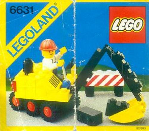 6631 Steam Shovel (Certified) LEGO Town