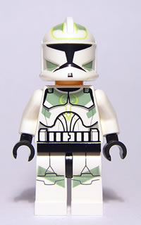 Clone Trooper, Horn Company (Phase 1) - Sand Green and Lime Markings, Large Eyes (sw0298)