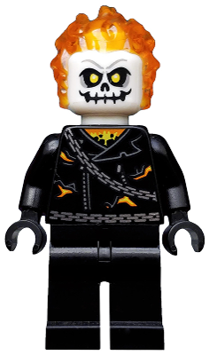 Ghost Rider, Johnathon 'Johnny' Blaze - White Head, Chain Belt (sh0267)