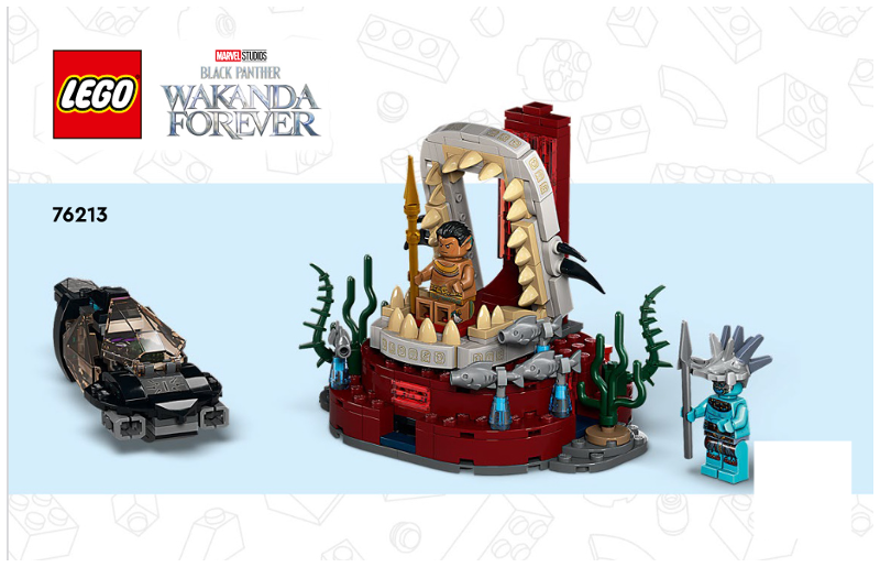 76213 King Namor's Throne Room (Certified) LEGO Super Heroes
