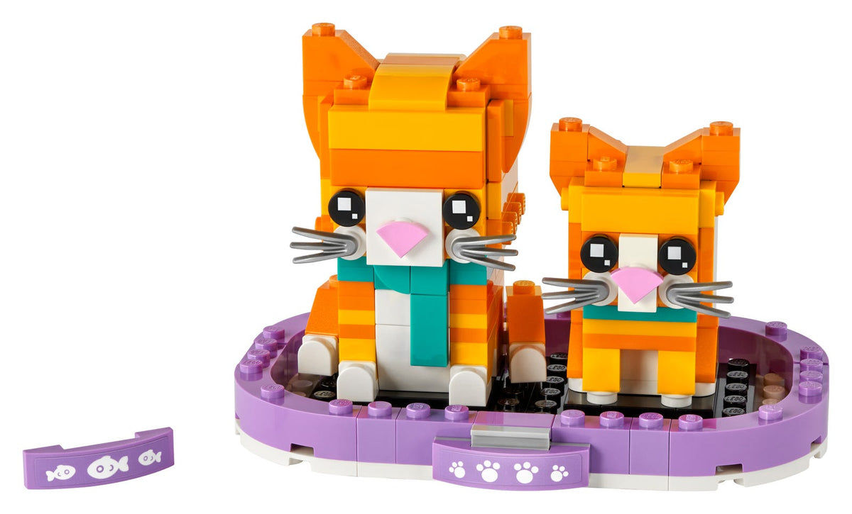40480 Ginger Tabby (Retired) LEGO BrickHeadz