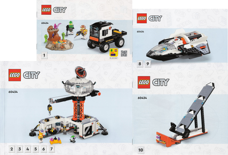 60434 Space Base and Rocket Launchpad (Certified) LEGO City