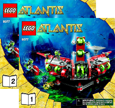 8077 Atlantis Exploration HQ (Certified) LEGO Atlantis