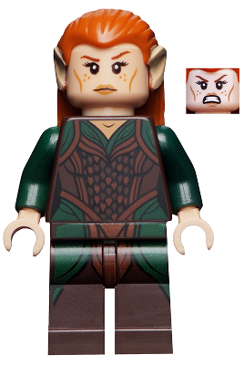 Tauriel, Dark Green and Dark Brown Outfit (lor034)