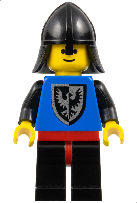 Black Falcon - Black Legs with Red Hips, Black Neck-Protector (cas099)