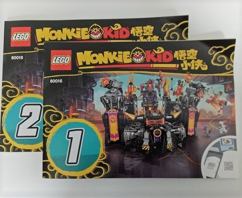 80016 The Flaming Foundry (Certified) LEGO Monkie Kid