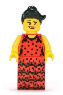 Flamenco Dancer (Minifigure Only) (col086)